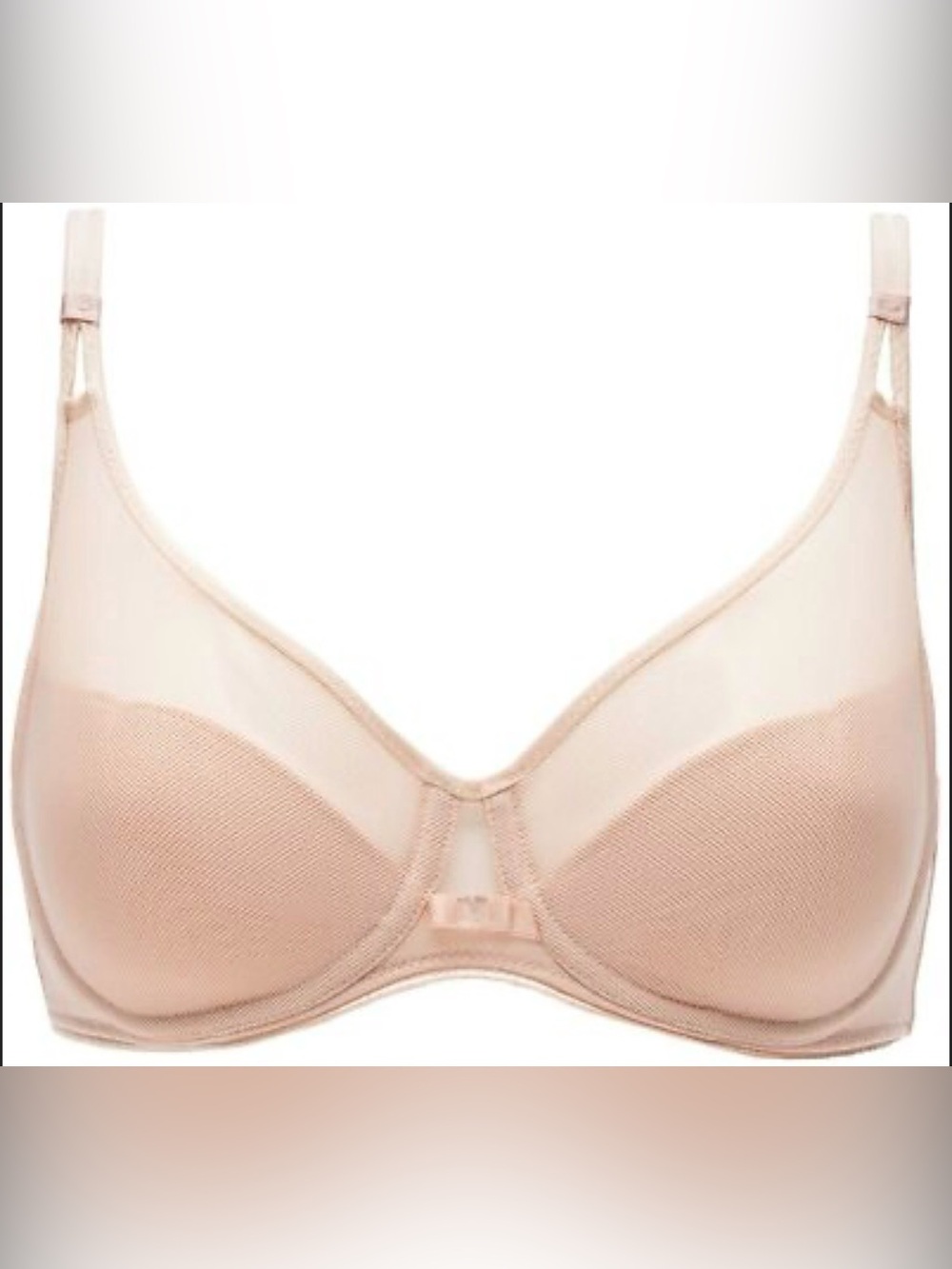 Chantelle Aeria Lightweight Mesh Convertible Bra Nude 34D